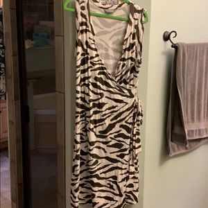 Zebra print dress